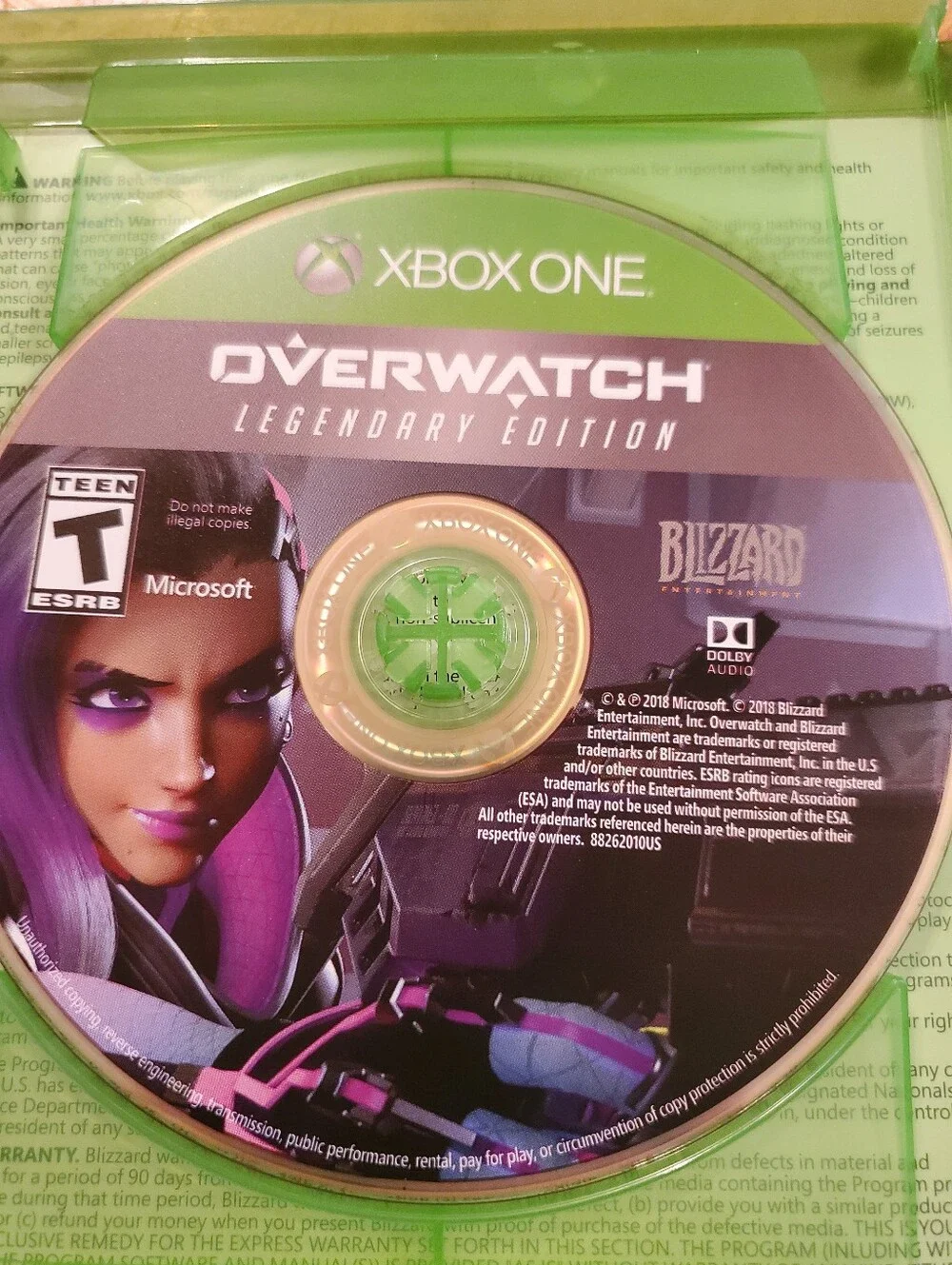 Overwatch - Legendary Edition - Xbox One - CIB Complete in Box with Code Sheet